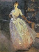 Albert Besnard Portrait of Madame Roger Jourdain oil on canvas
